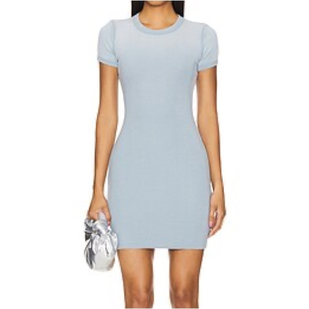 New COTTON CITIZEN The Verona Tee Mini Dress in Crystalline Cast Size Small